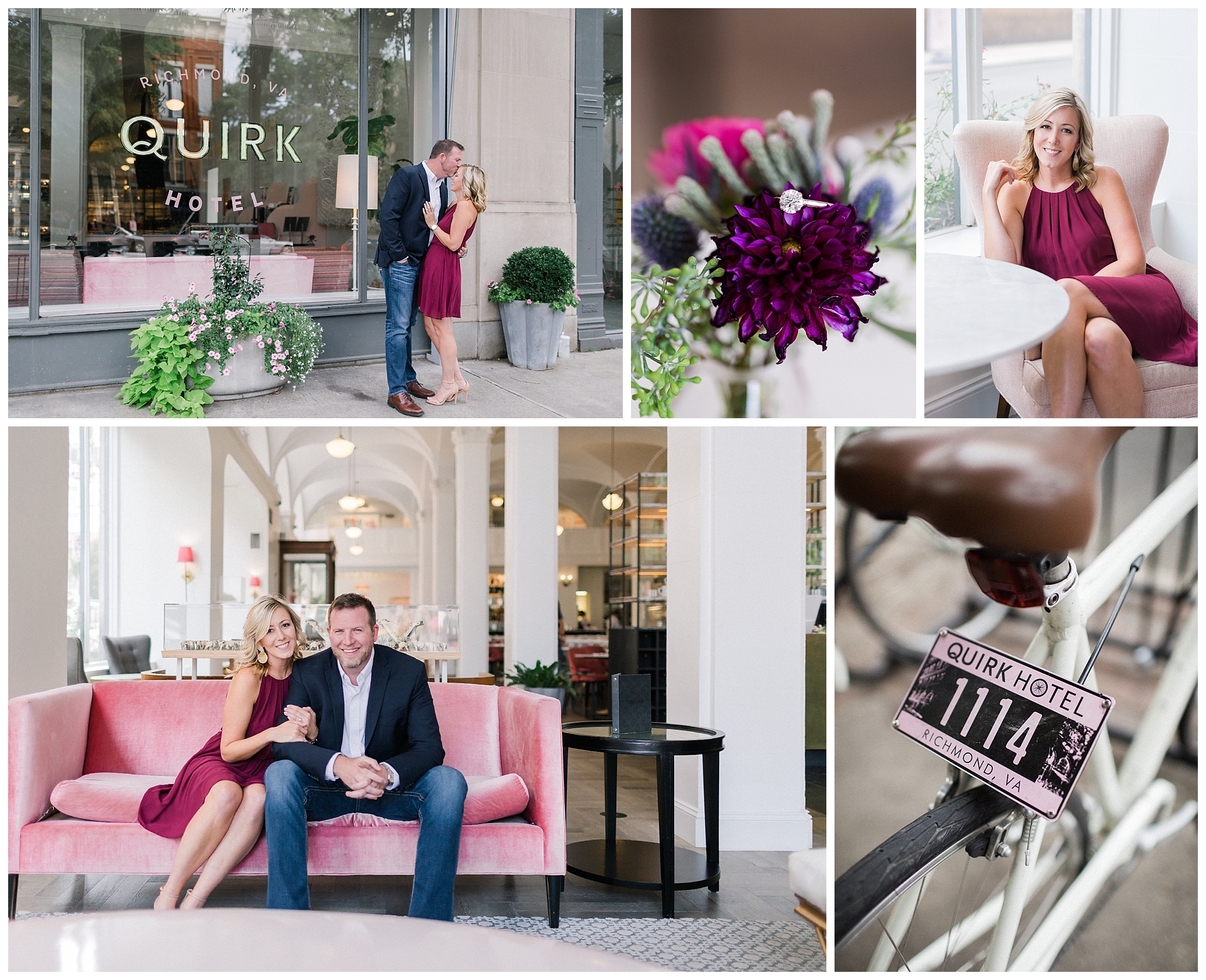 Quirk Hotel Engagement Session Luke and Ashley Photography