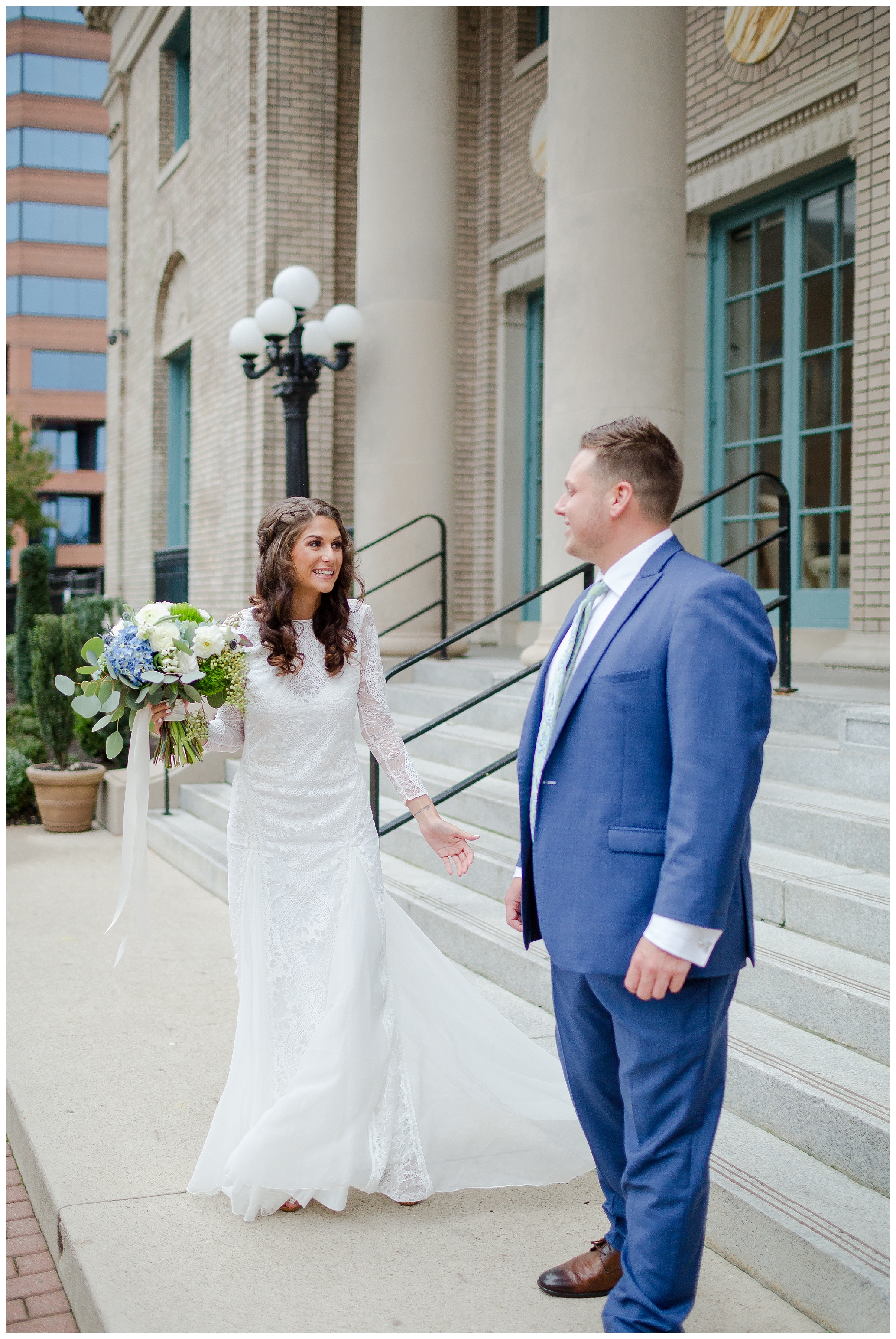 Historic Post Office Wedding by Luke and Ashley Photography