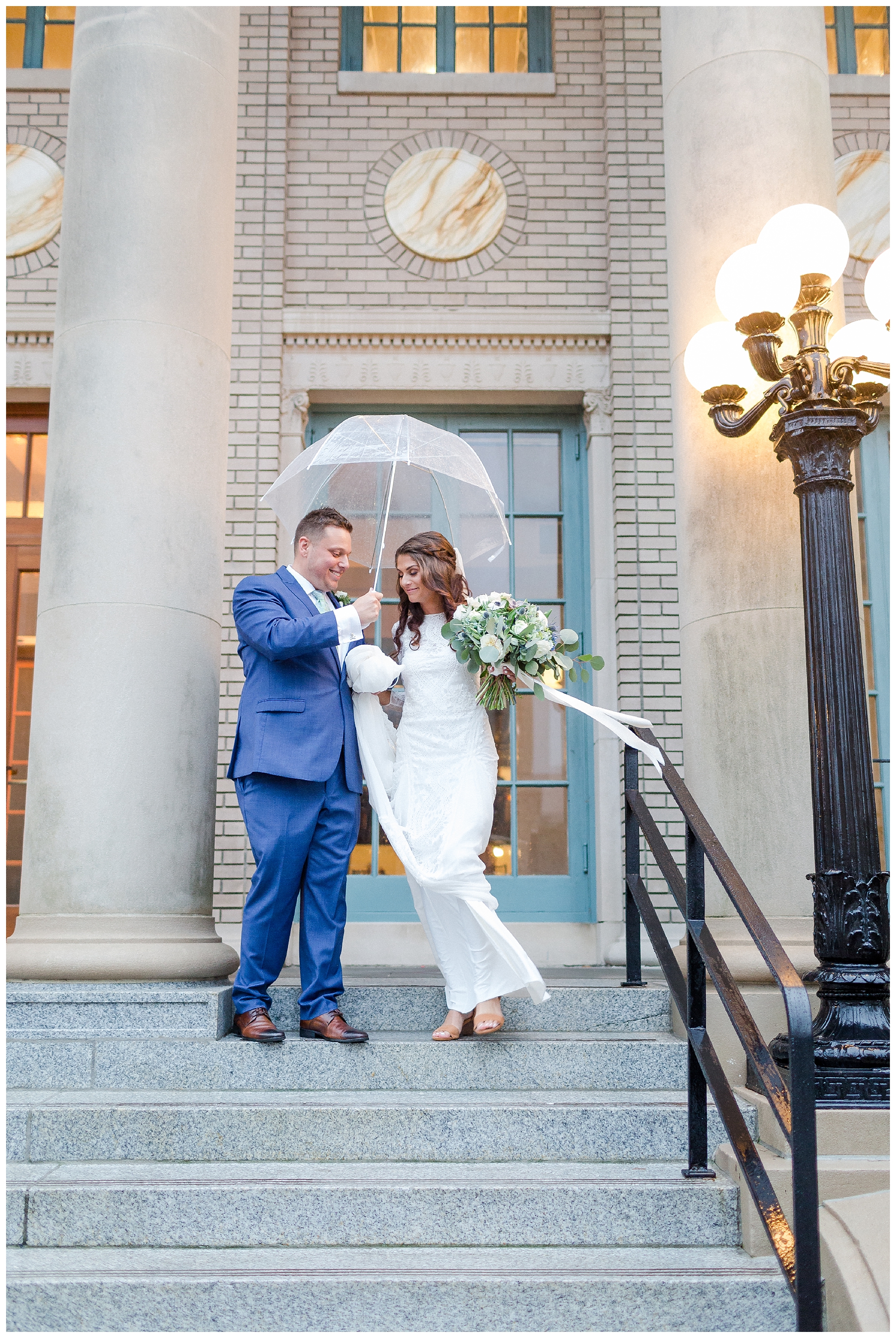 Historic Post Office Wedding by Luke and Ashley Photography