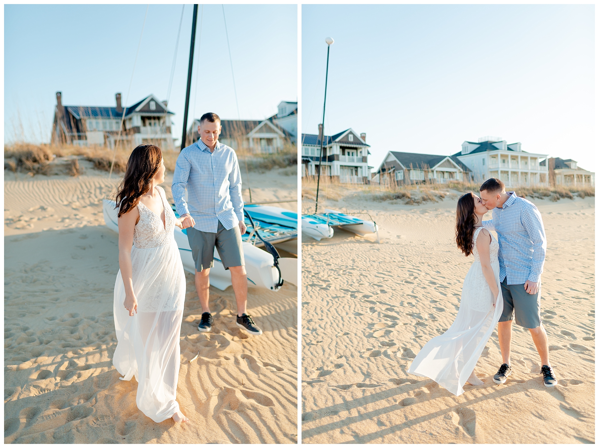 East Beach Norfolk Couples Photography Virginia Wedding Photographer Luke and Ashley Photography 