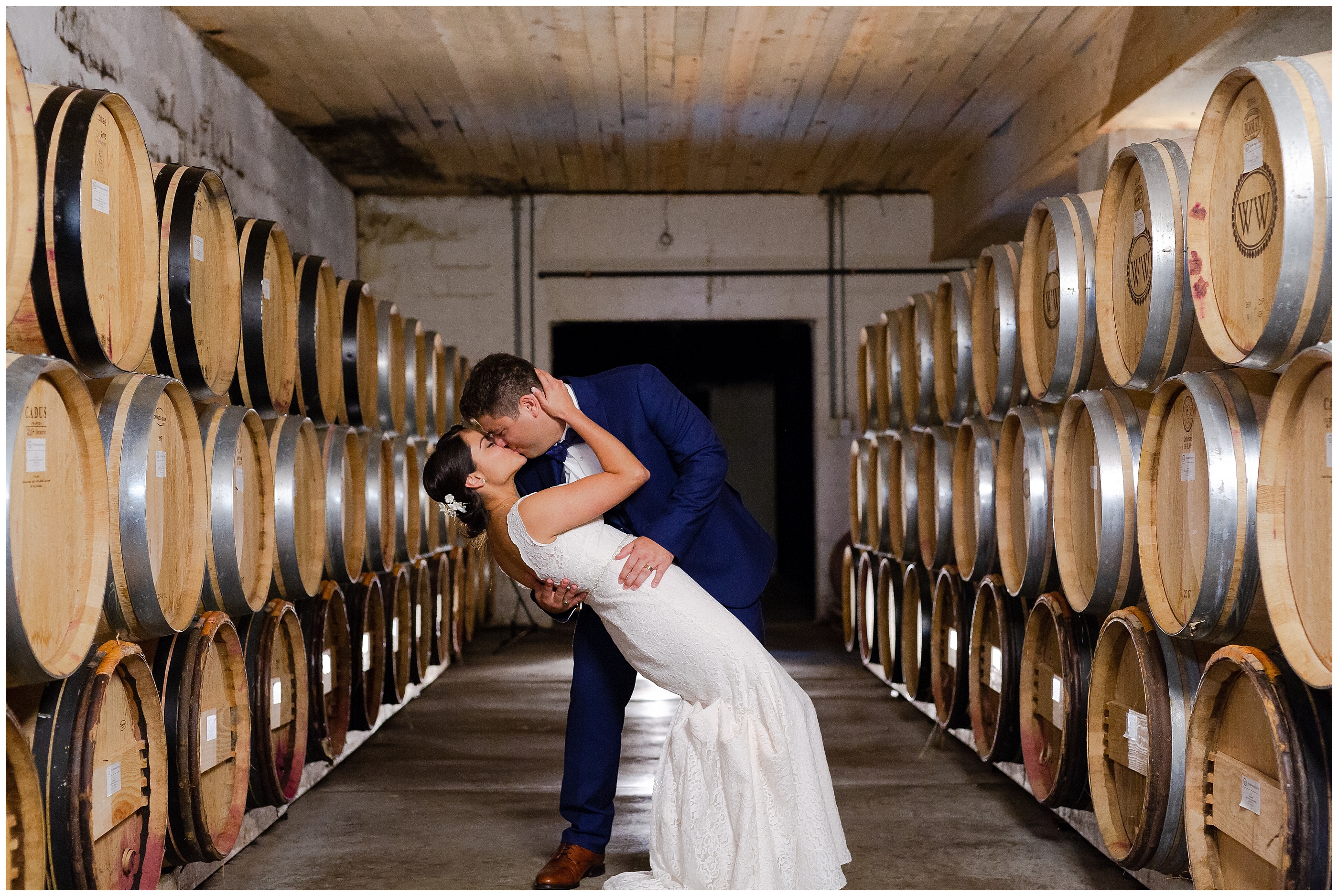 Lavender and Navy Blue Wedding Williamsburg winery wedding photographers Luke and Ashley photography 