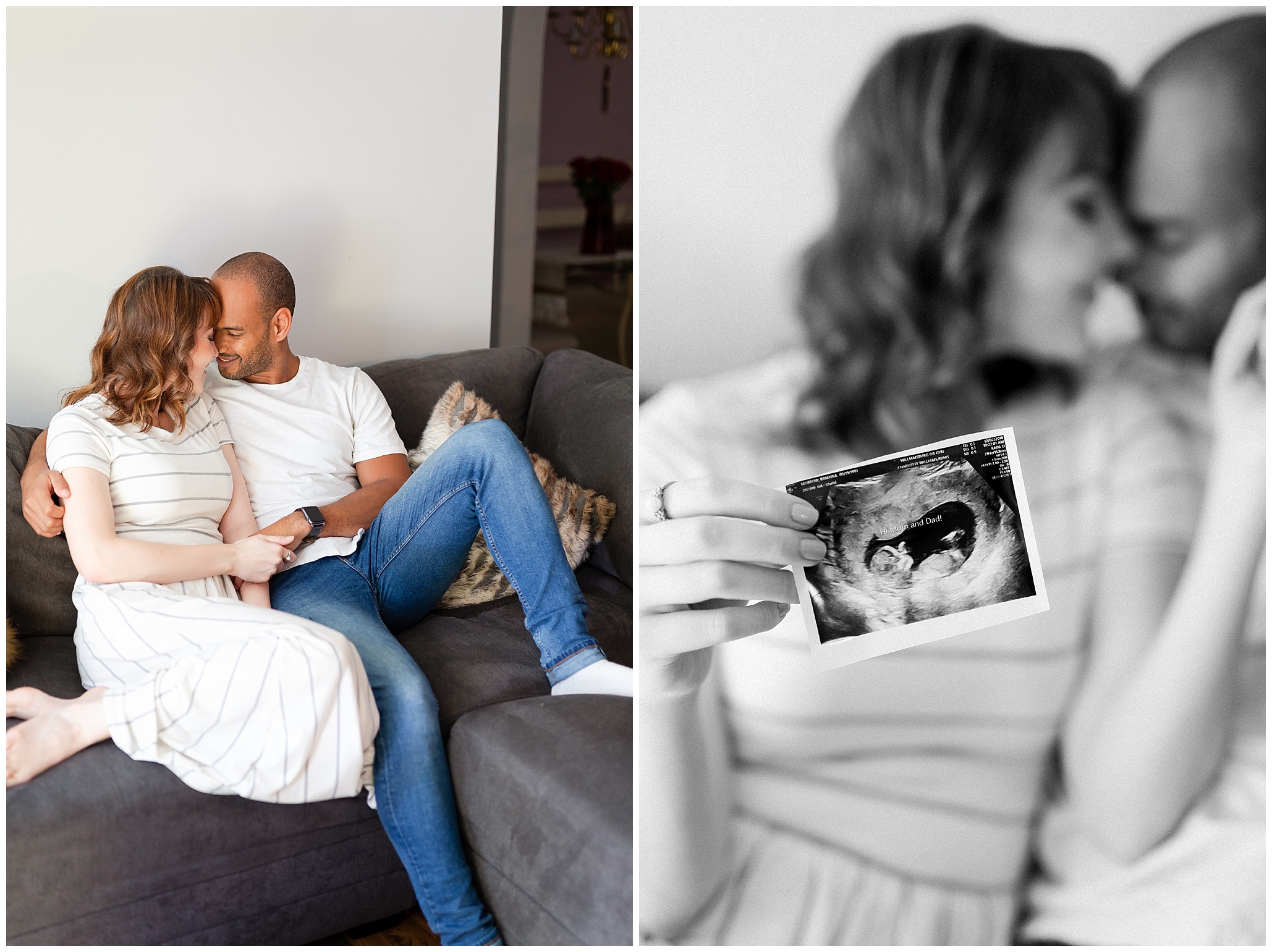 Williamsburg VA Pregnancy Announcement Williamsburg Family Photographers Luke and Ashley Photography 
