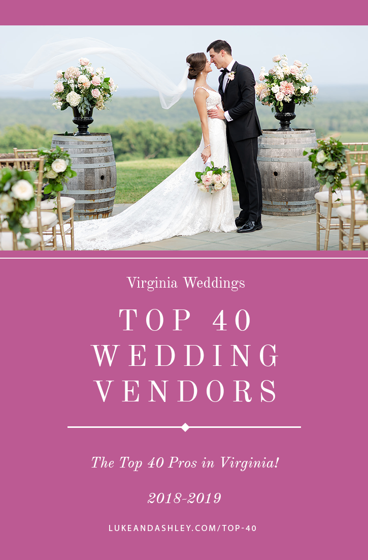 Top 40 Virginia Wedding Vendors 2018-2019
