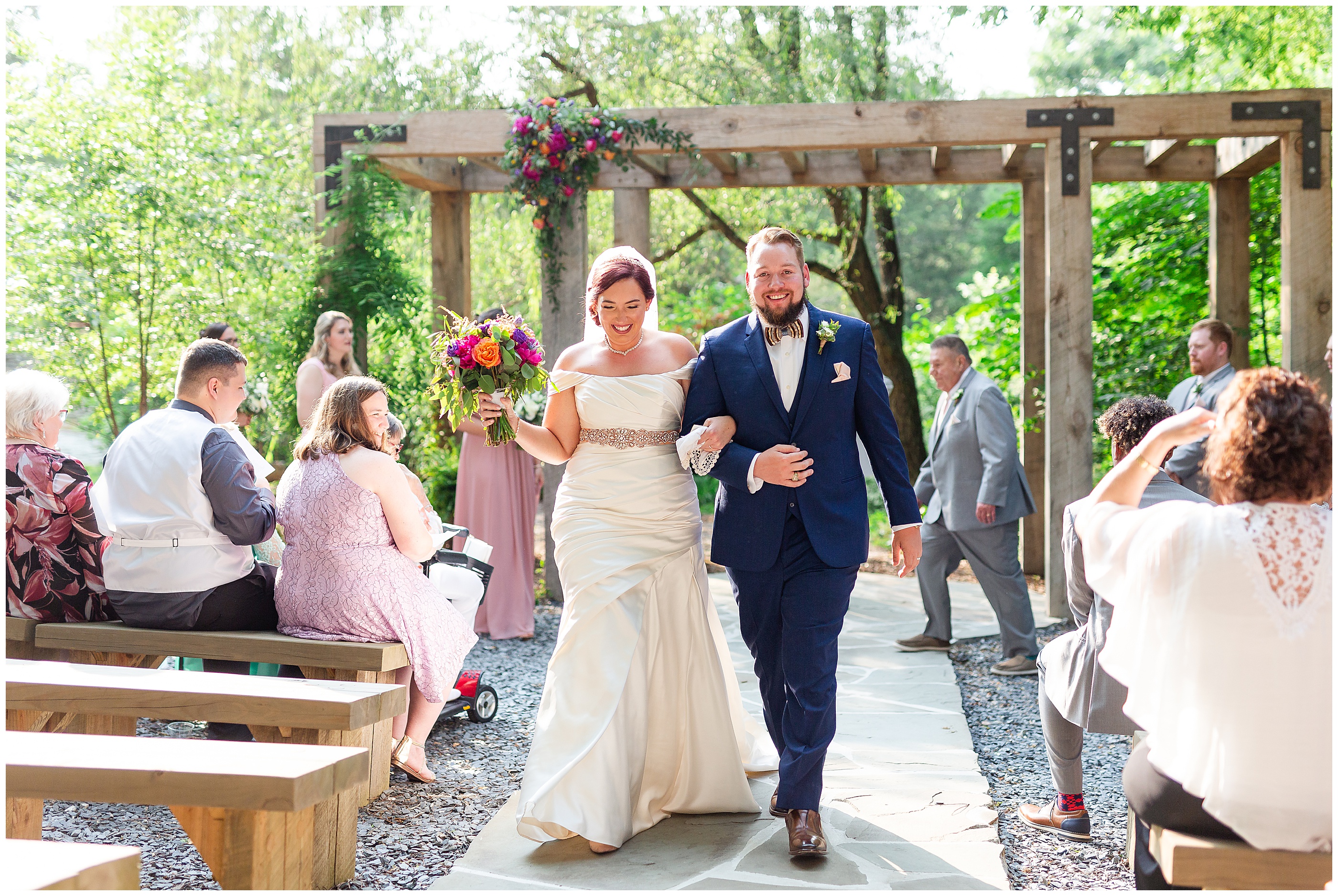 just married at the mill at fine creek.  Virginia Wedding photographers Luke and Ashley Photography 