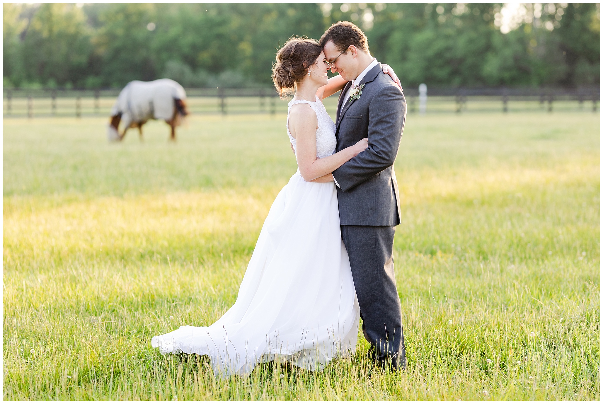 Farm wedding at Alturia Farm in Virginia.  Luke and Ashley Photography 