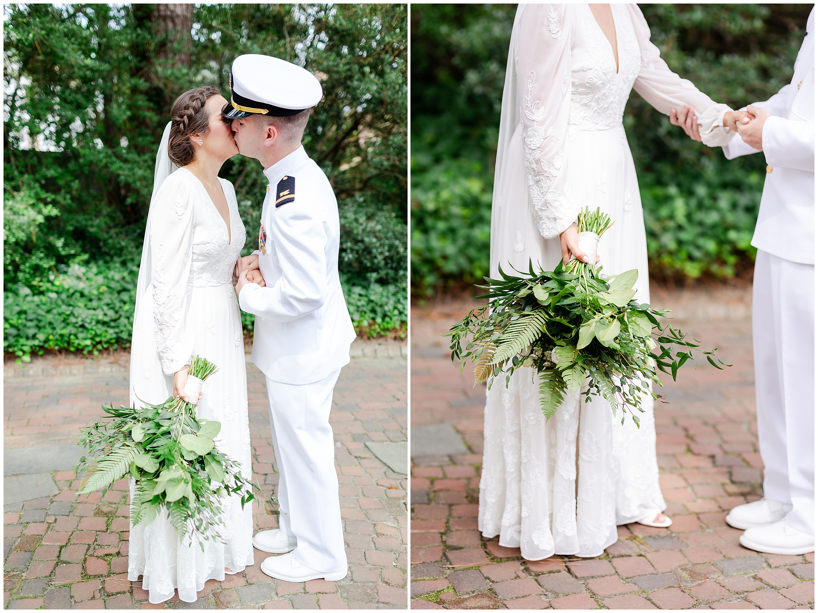 First Look photos at the Williamsburg Inn by Luke and Ashley Photography