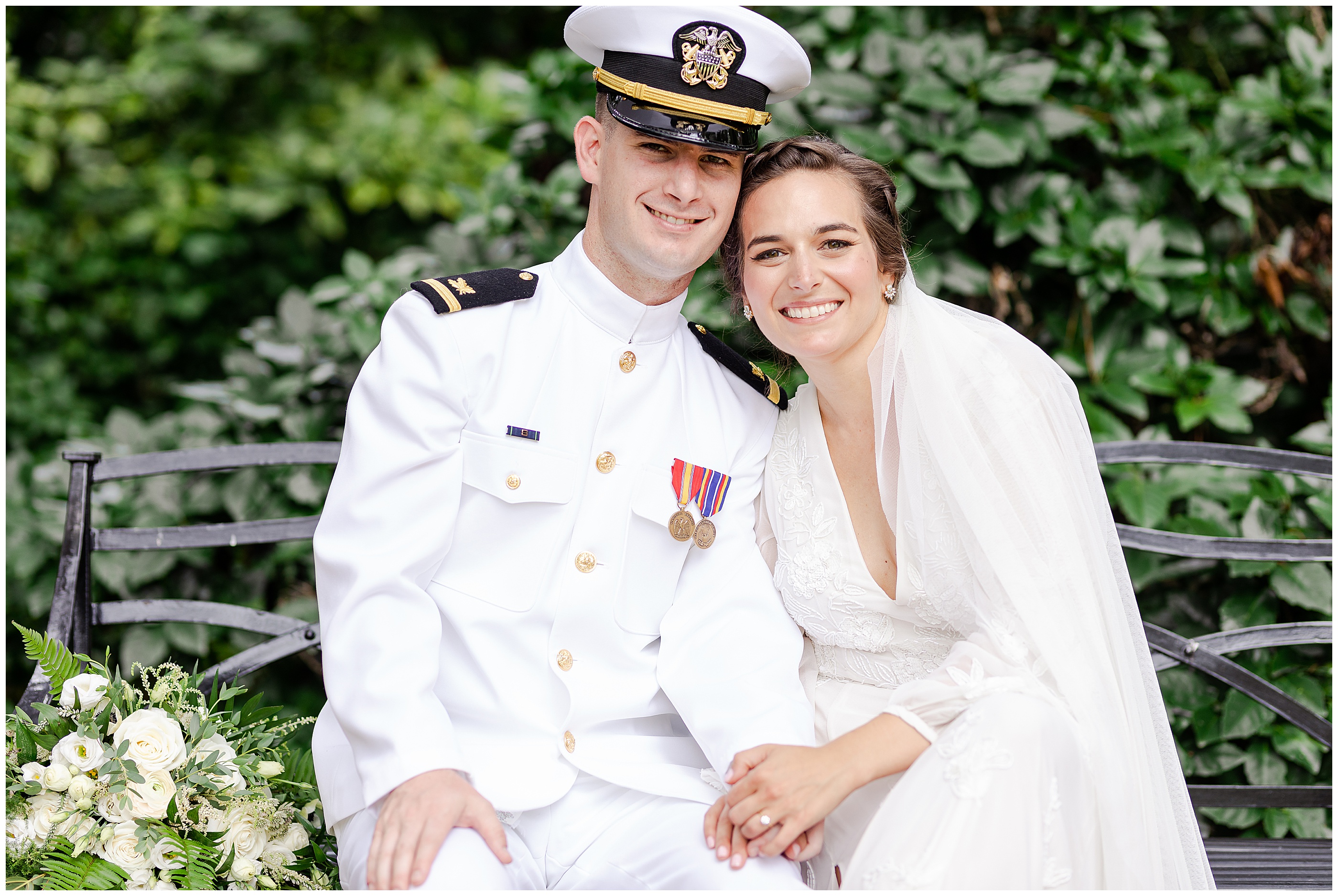 Military wedding at the Williamsburg Inn Luke and Ashley Photography 