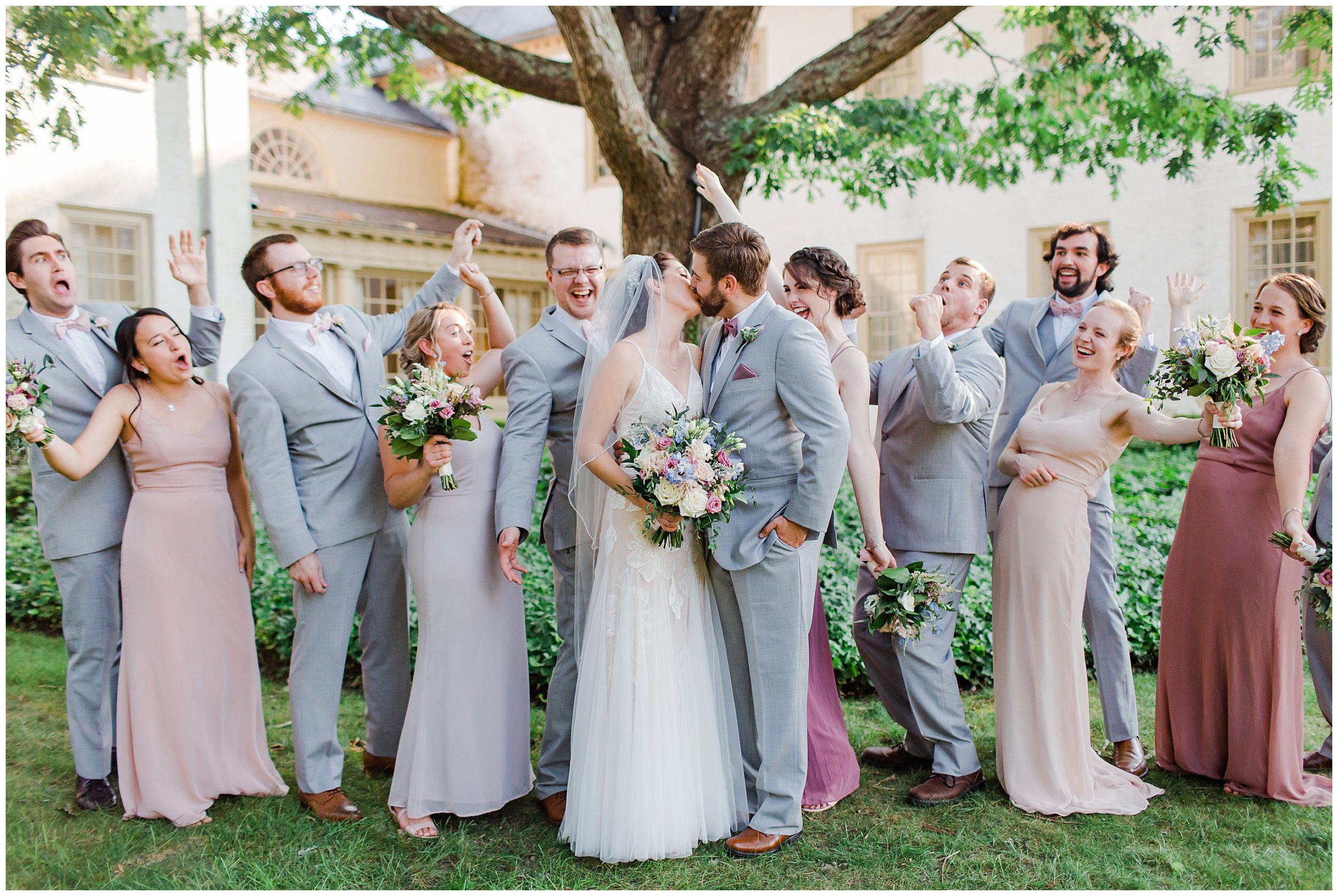 Colorful Summer Wedding at the Williamsburg Inn Luke and Ashley Photography