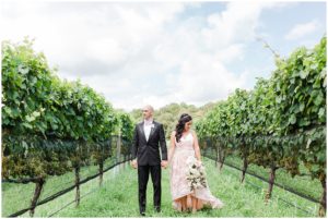 Wedding at the Williamsburg Winery during Covid Luke and Ashley Photography