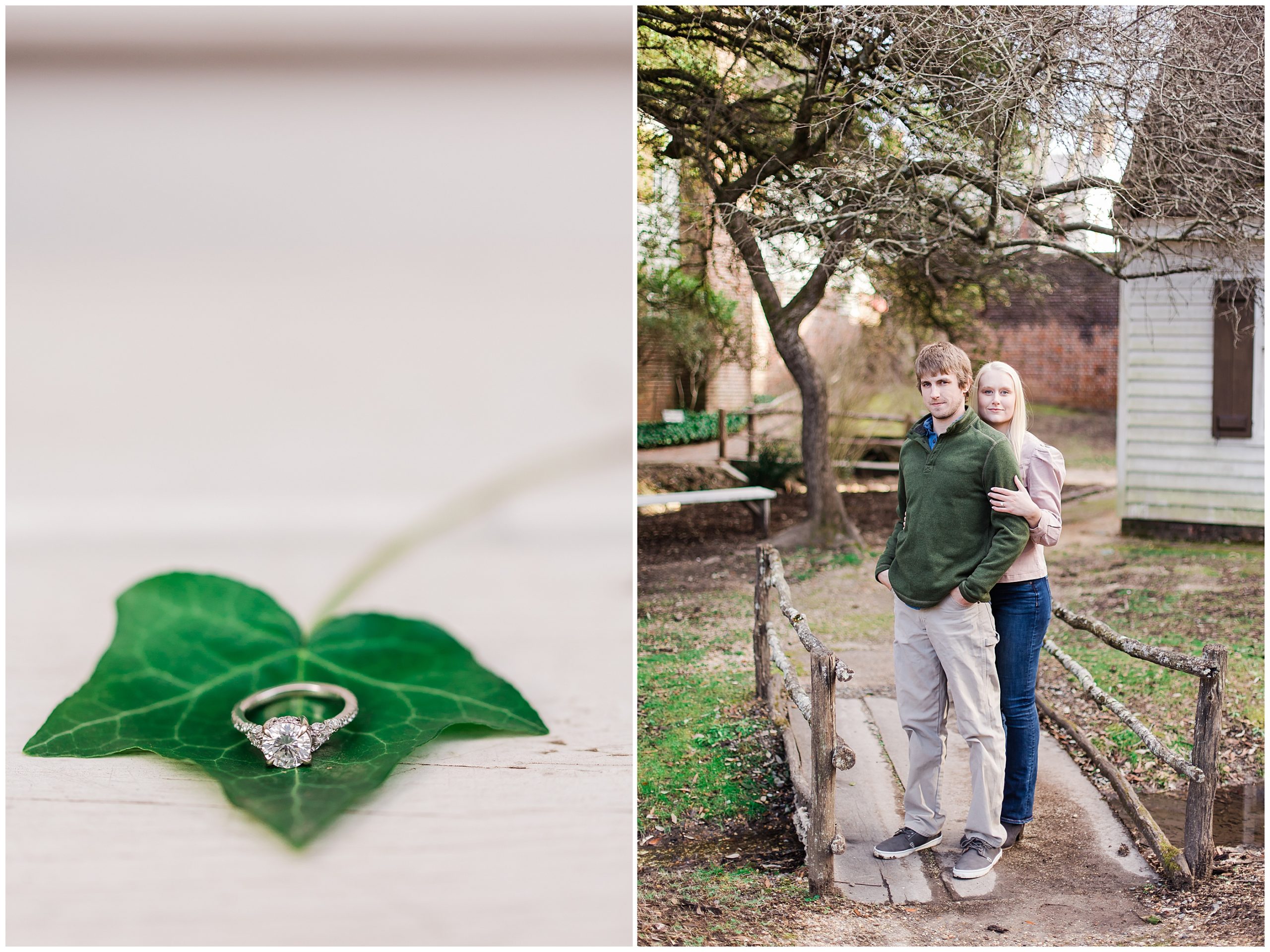 fall engagement session in Colonial Williamsburg!