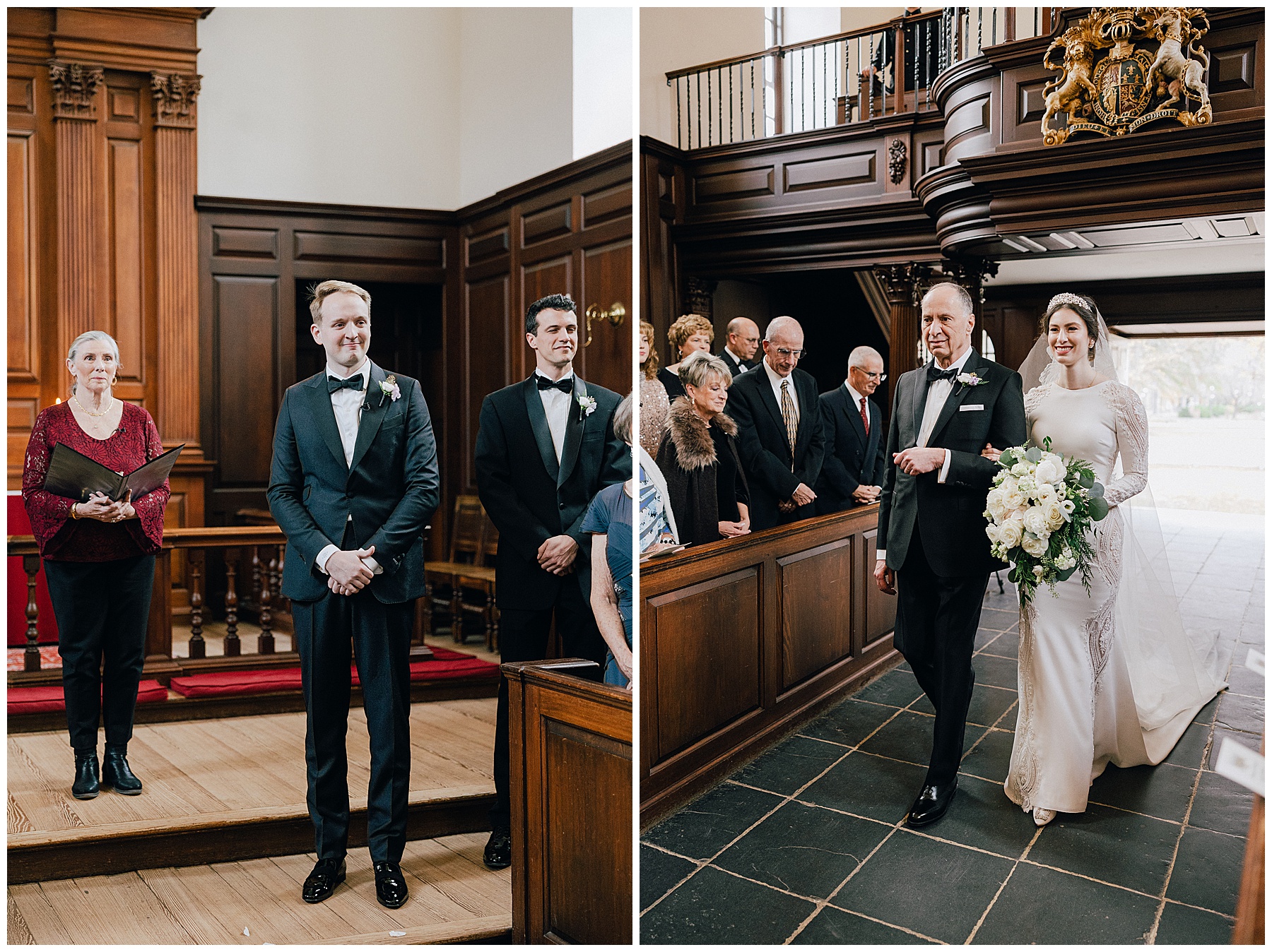 Wren Chapel Wedding by Luke and Ashley Photography 